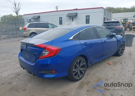 2021 Honda Civic Sport from USA, damaged, VIN 2HGFC2F8XMH529887